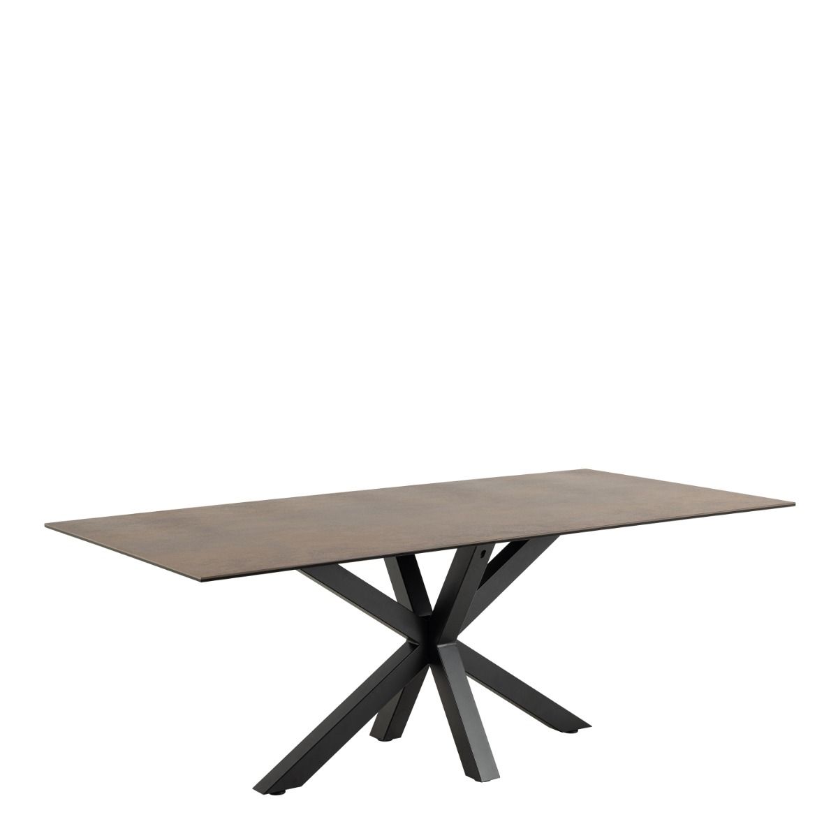 Heaven Rusty Brown Ceramic Dining Table 200cm