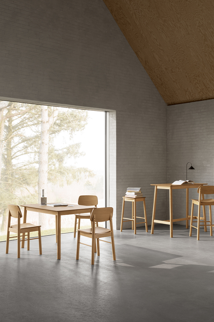 Barlow natural wood -  combines high utility with timeless style